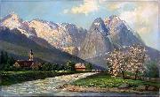 Albert Blaetter Wettersteingebirge oil painting reproduction